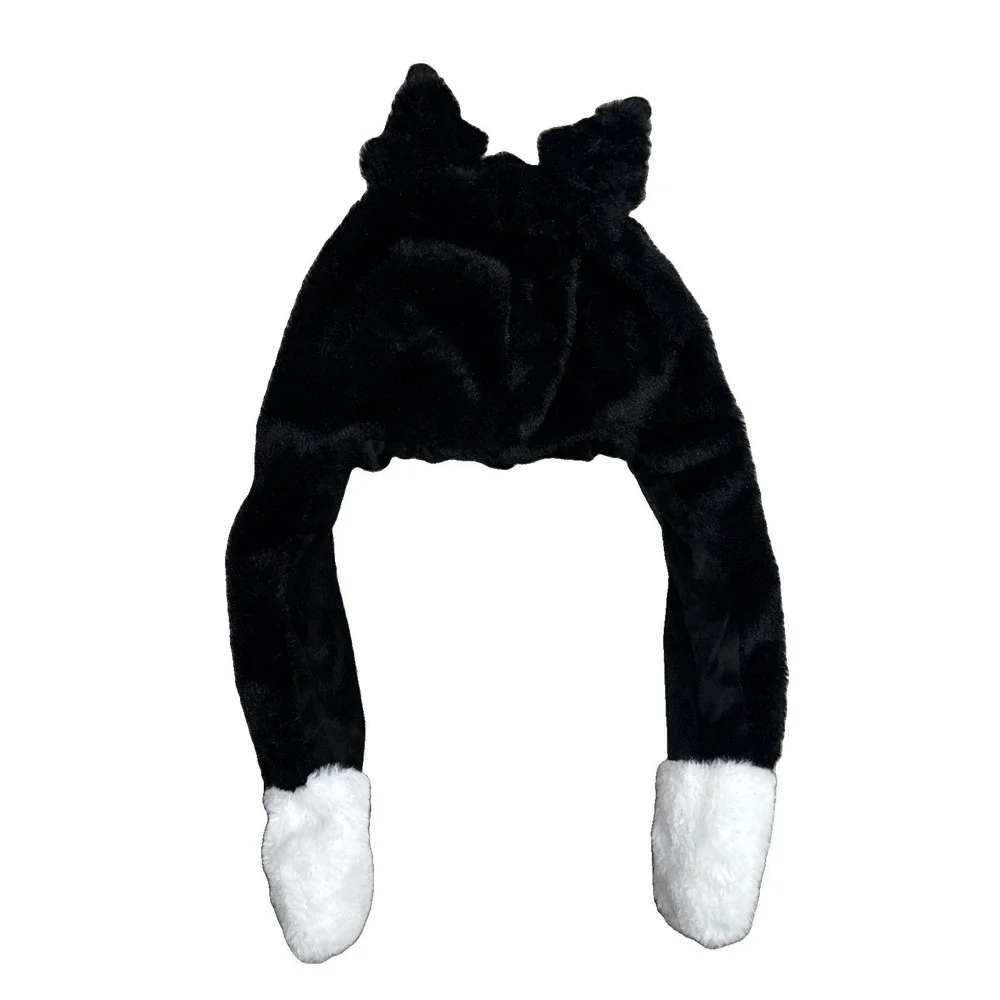 Sanrio Kuromi Black Cosplay Hat With Movable Ears OSFA
